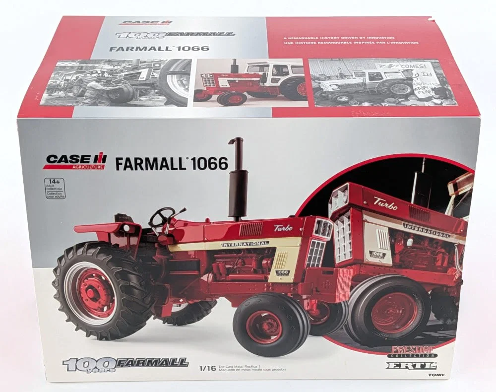 1/16 Ertl International Farmall 1066 Wide Front Tractor 100 Year Ann.
