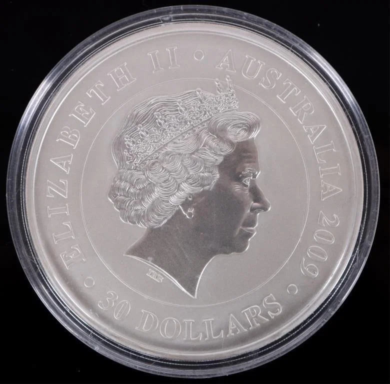 1 KILOGRAM FINE SILVER JUMBO AUSTRALIAN COIN