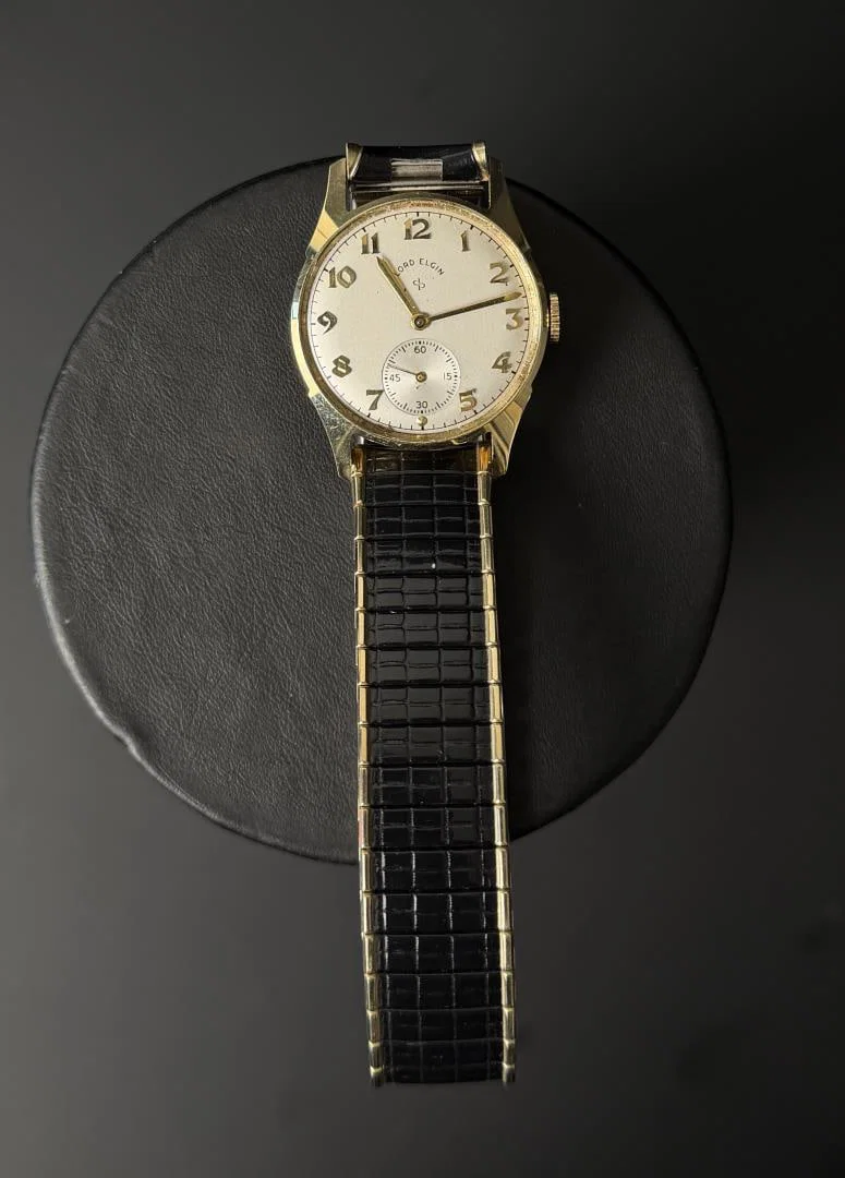 14K Gold 556 Schwab Lord Elgin Watch