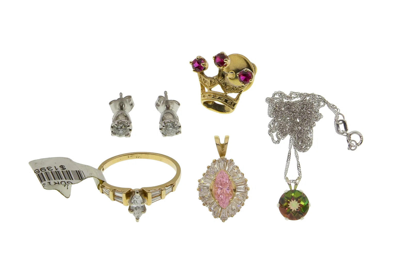 14k Gold and Gemstone Jewelry Assortment