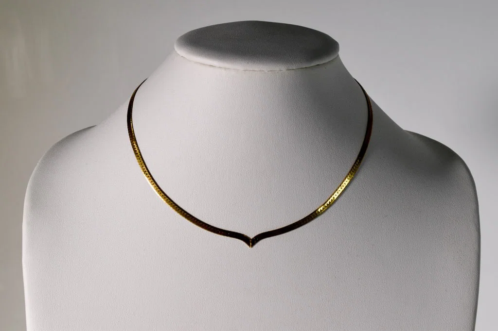 14K Gold Necklace 16.5" 7.6 Grams