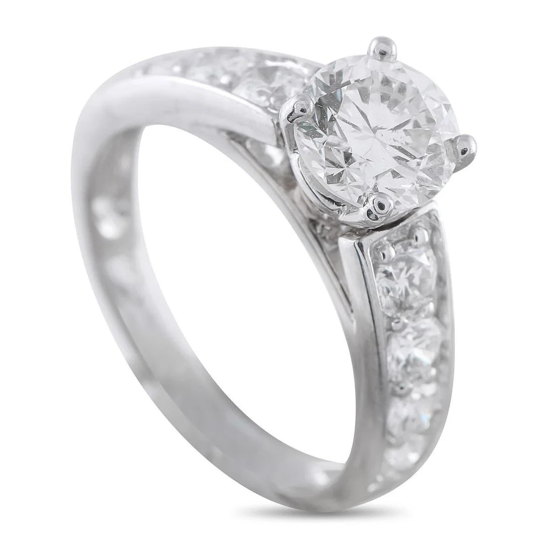 14K WHITE GOLD 1.95CT DIAMOND RING