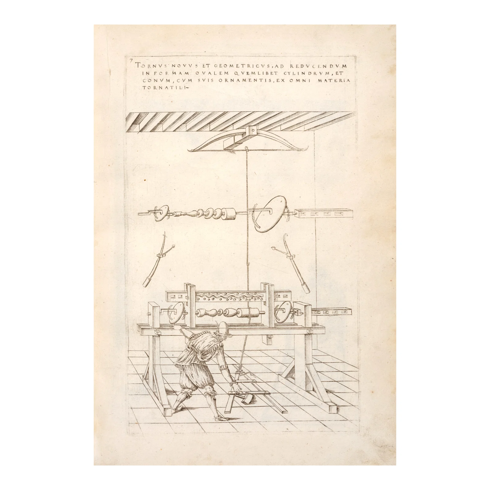 1578 ❧ THE BIRTH OF THE 'MACHINE' BOOK. BESSON, JACQUES. 1510-1576. Theatrum instrumentor...