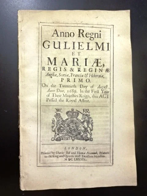 1689 English Act Prohibiting Trade with France