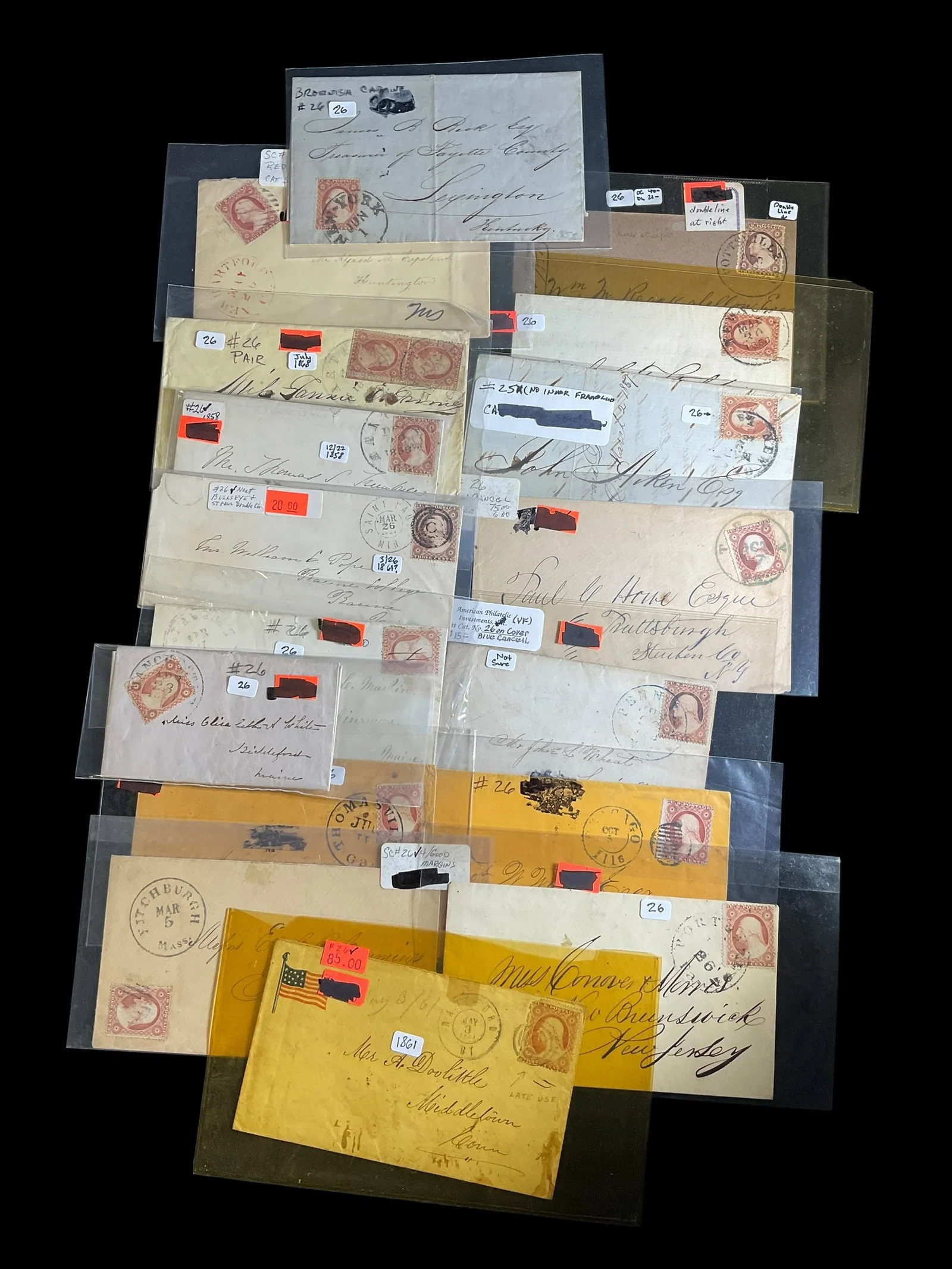 17-US Stamps on Covers