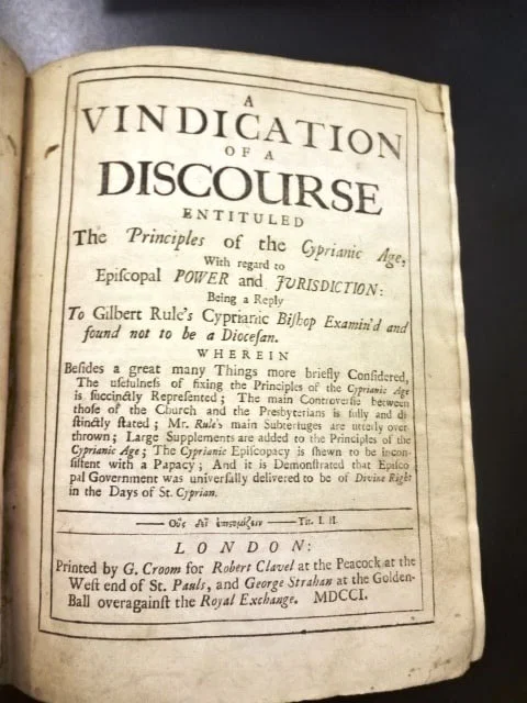 1701 Leather Espiscopal Discourse John Sage