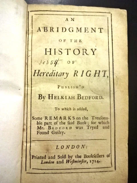 1714 An Abridgement of Hereditary Right