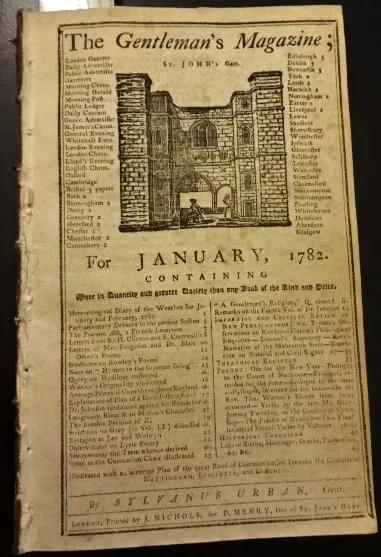 1782 Magazine Cornwallis Surrender Revolutionary War