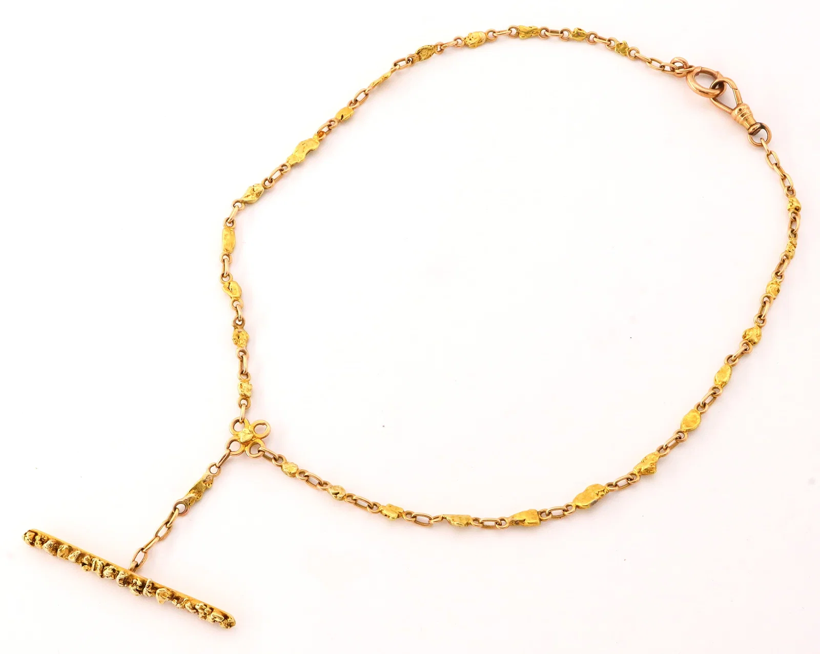 18/20k Gold Nugget Watch Chain