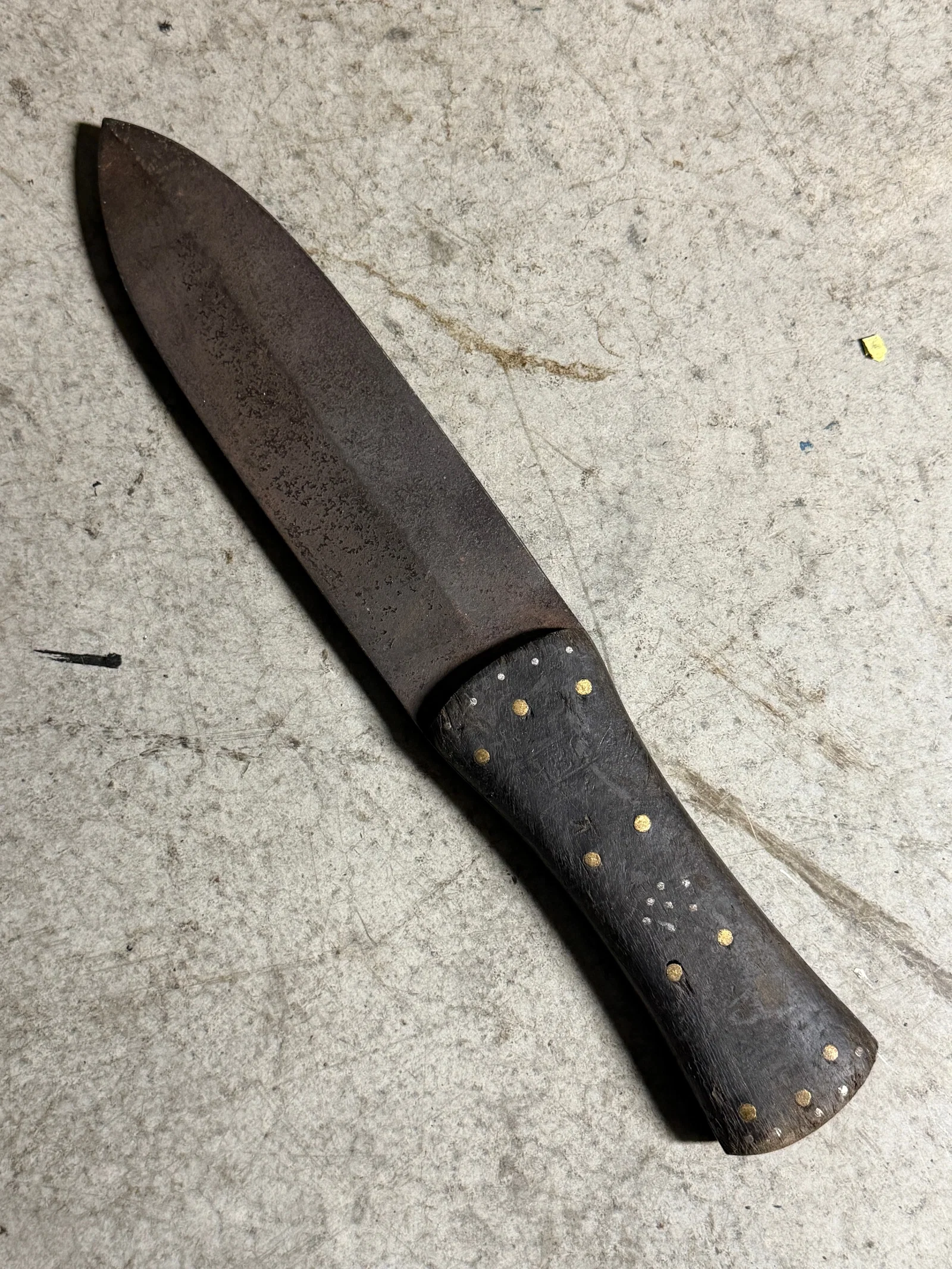 1800's Native American Hudson’s Bay Company Trade Knife (HBC Marked), 19th Century
