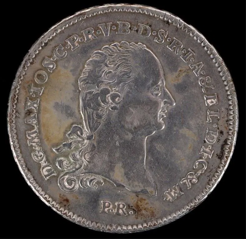 1802 PR MAXIMILIAN IV 75% SILVER 1 THALER