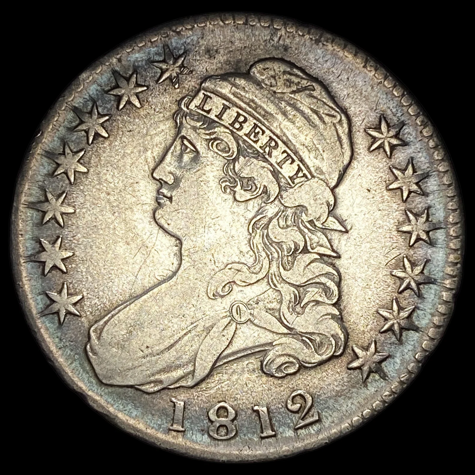 1812 Capped Bust Half Dollar NEARLY UNCIRCULATED