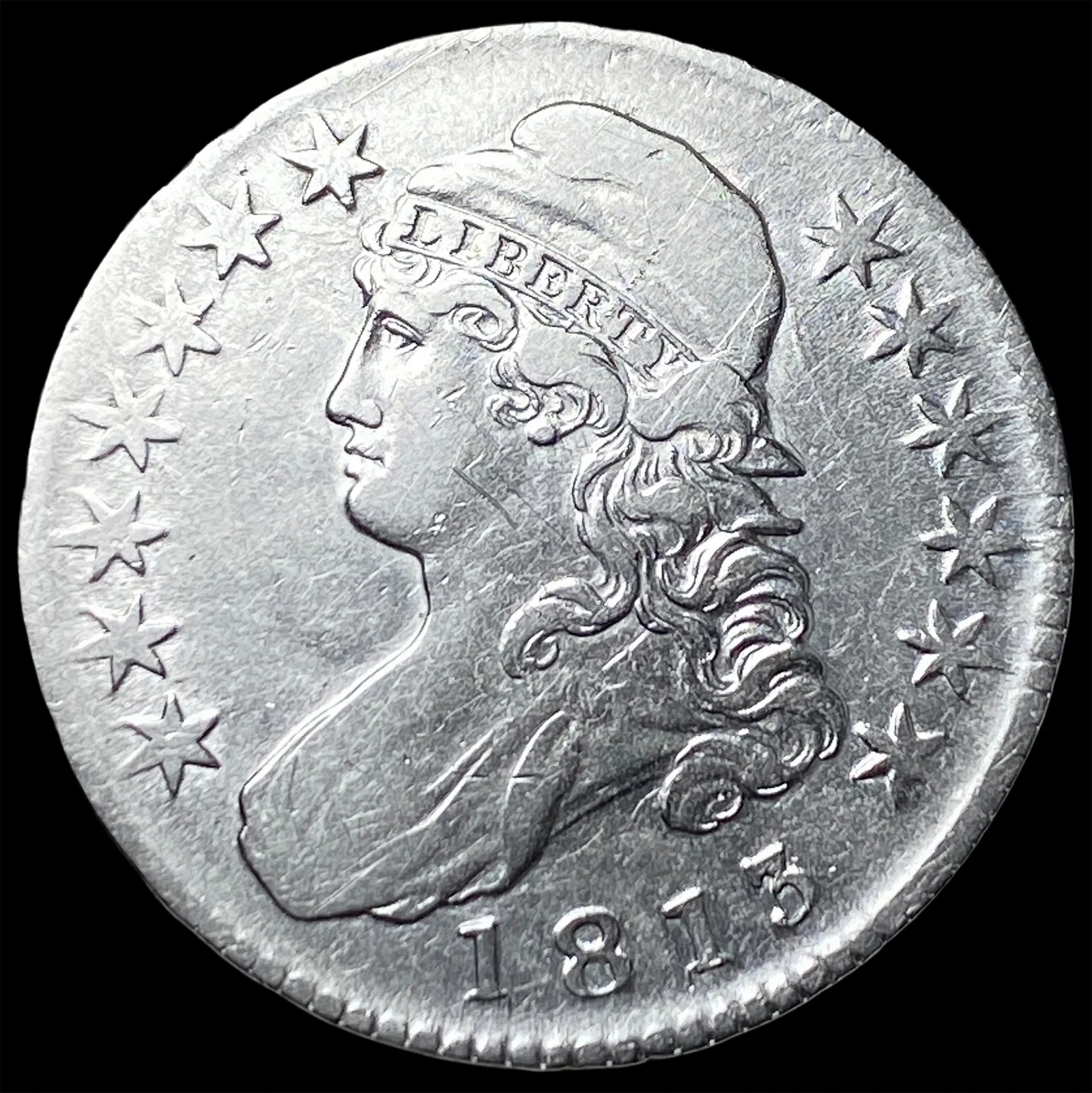 1813 Capped Bust Half Dollar CLOSELY UNCIRCULATED