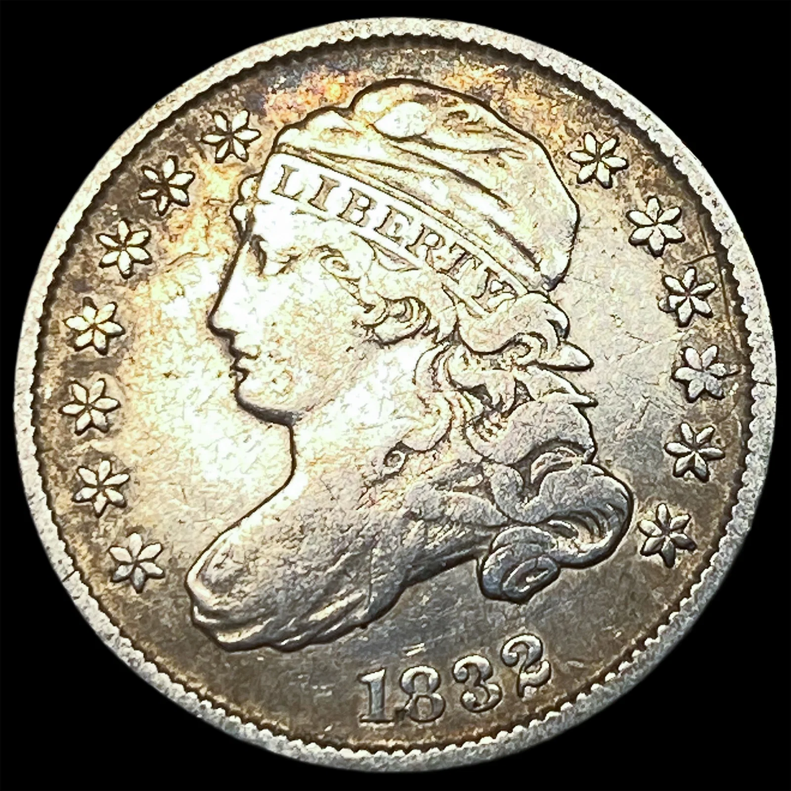 1832 Capped Bust Dime NEARLY UNCIRCULATED