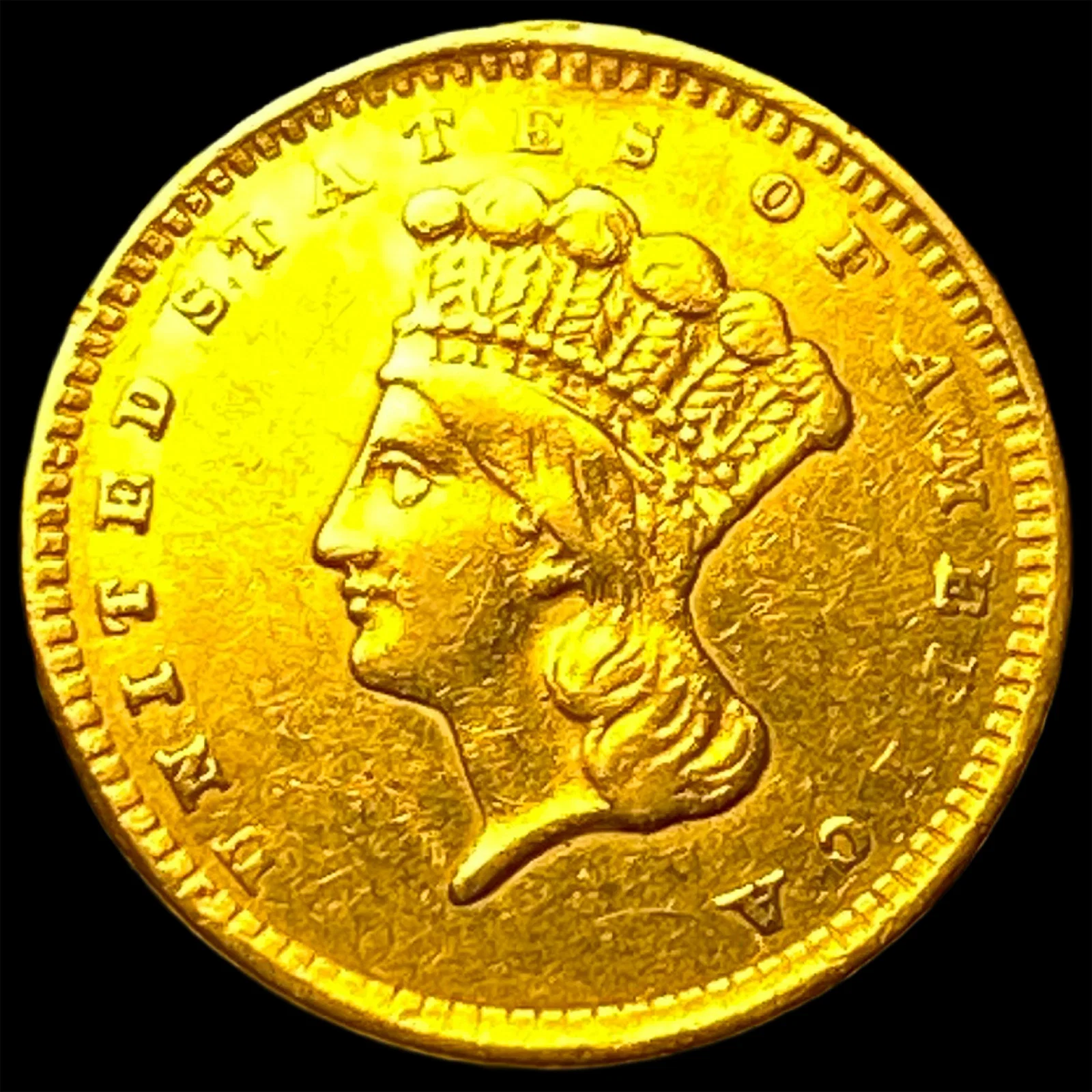 1856 Gold $1 Indian Princess Head HIGH GRADE