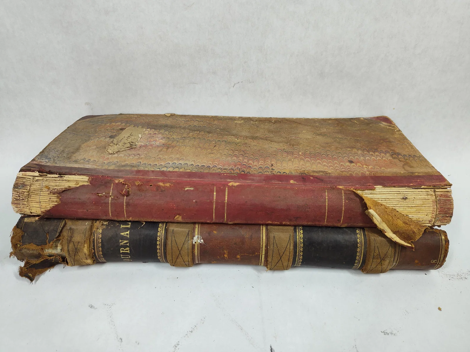 1870's & 1880's Burbank Country Store Hard Back Ledger Journals Cleveland Ohio