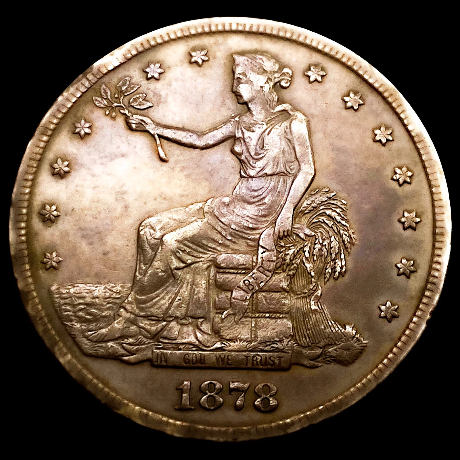 1878-CC Silver Trade Dollar CLOSELY UNCIRCULATED