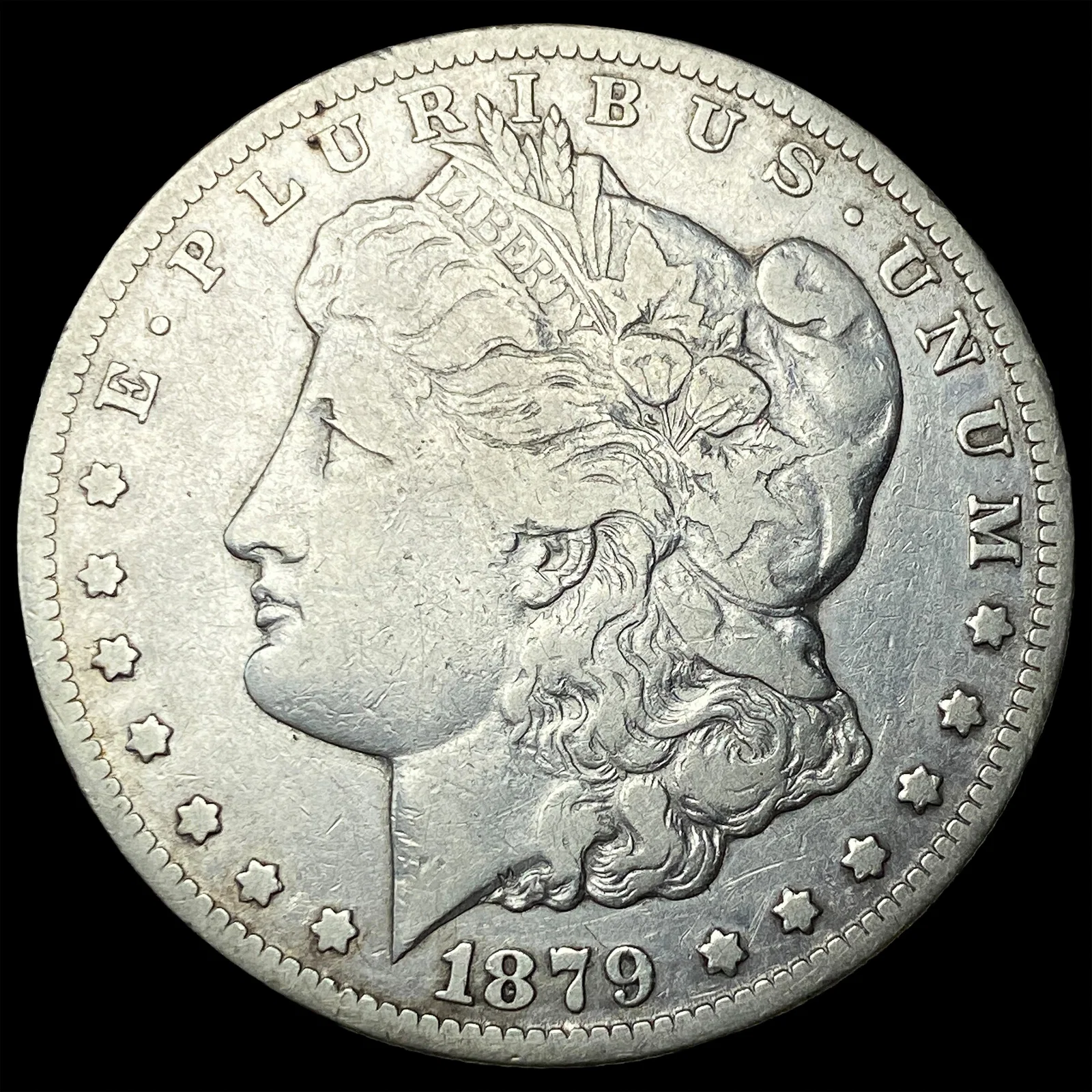 1879-CC Silver Morgan Dollar LIGHTLY CIRCULATED