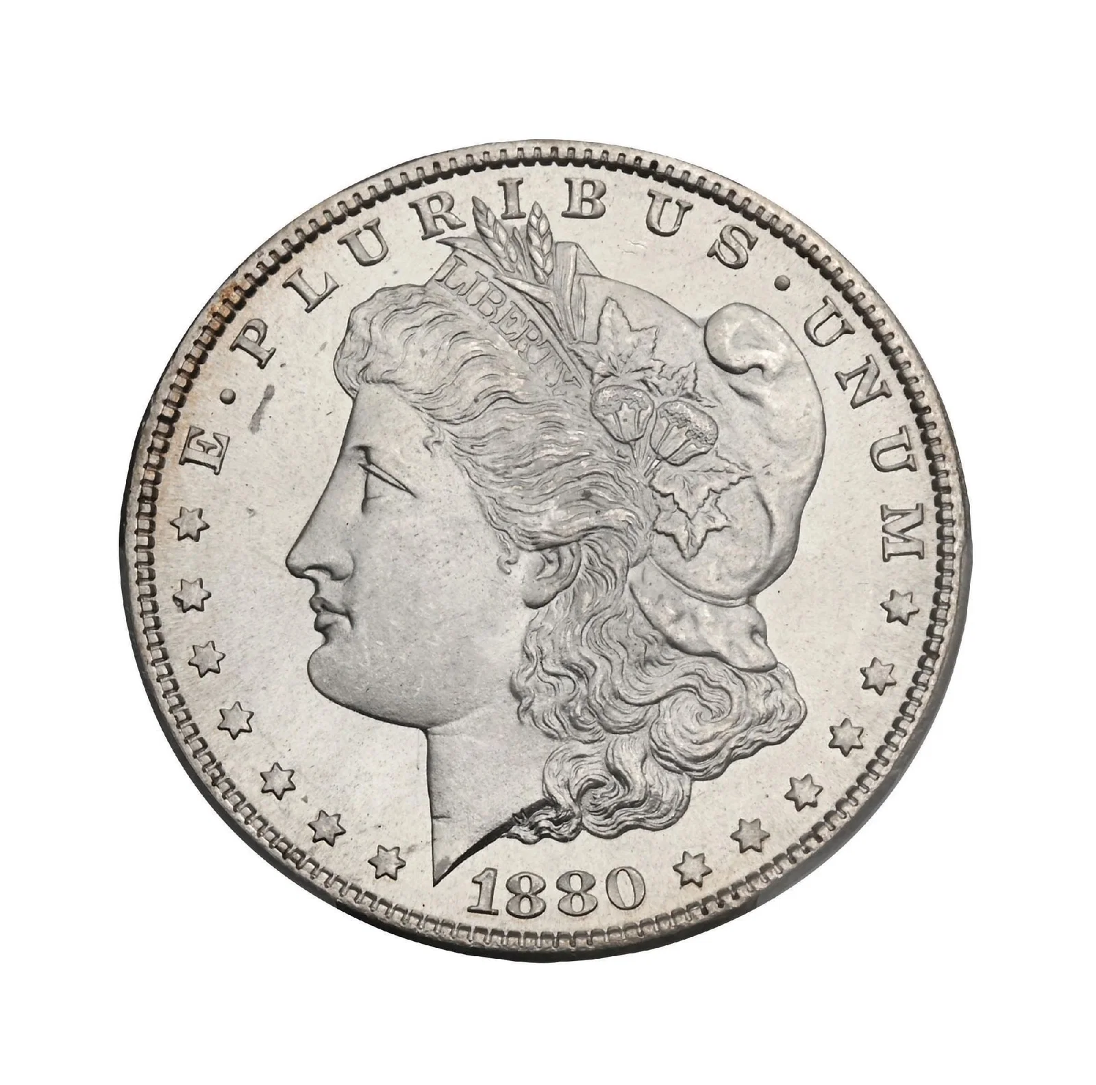 1880-S $1 MS67 PCGS. CAC.