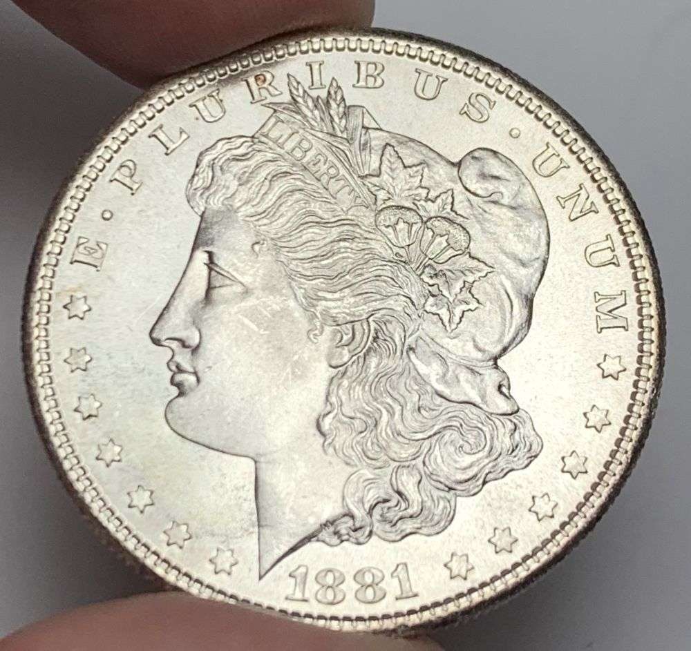 1881-S Morgan Silver Dollar MS66