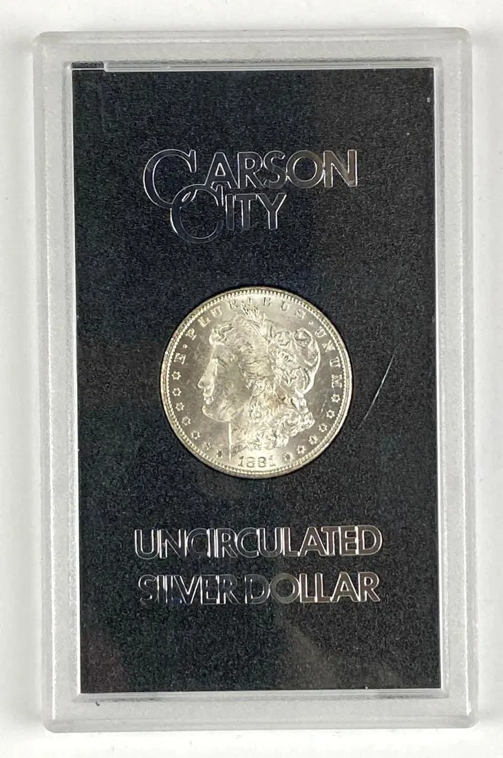 1881 US Mint CC UNC Morgan Silver Dollar