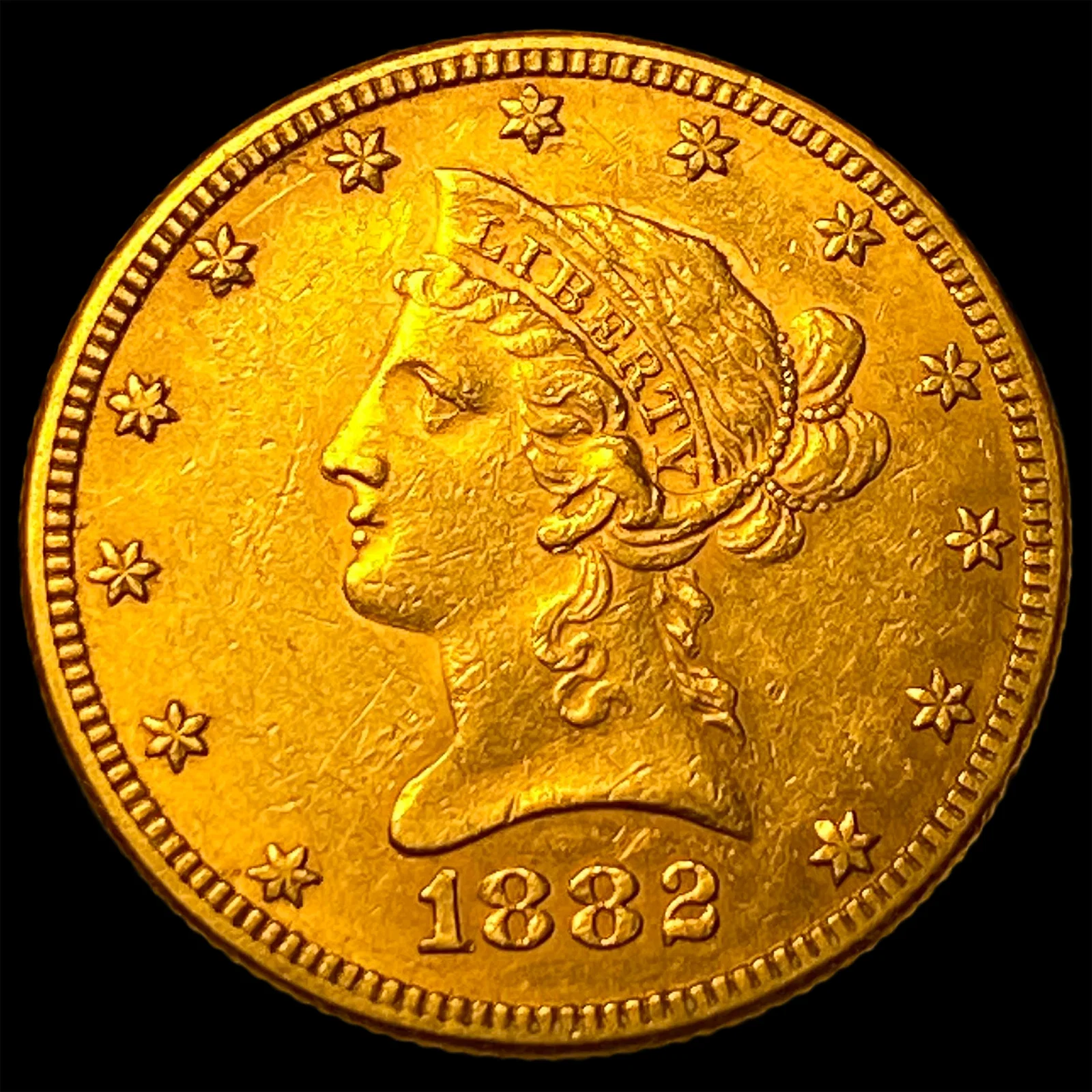 1882 $10 Liberty Head Eagle UNCIRCULATED