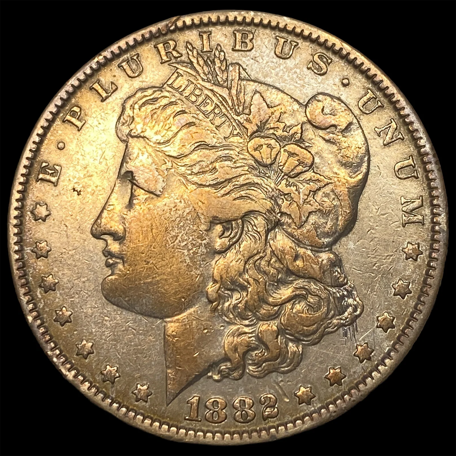 1882 Silver Morgan Dollar ABOUT UNCIRCULATED