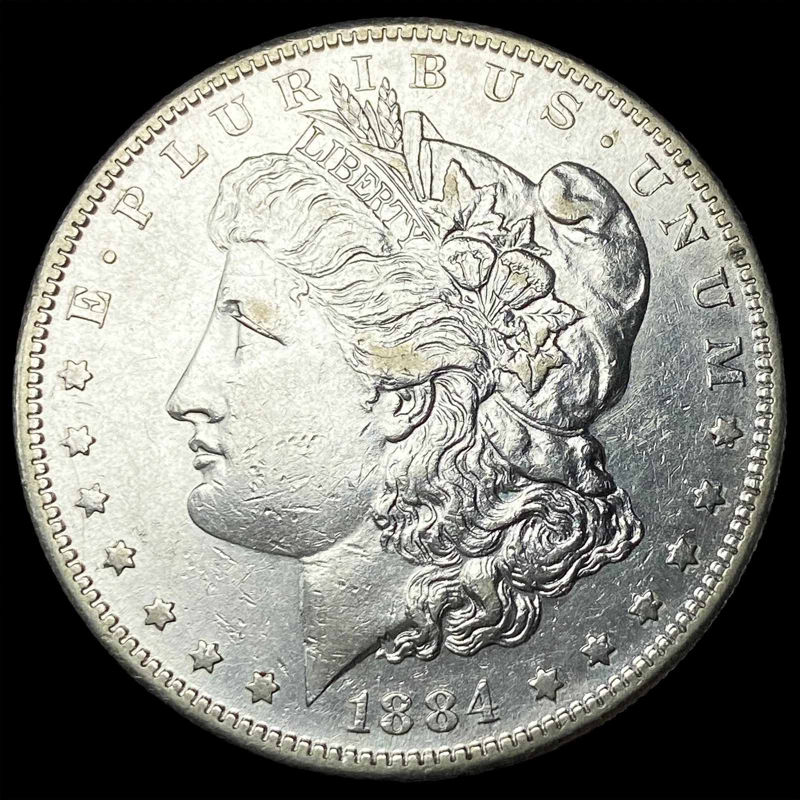 1884-S Silver Morgan Dollar CLOSELY UNCIRCULATED