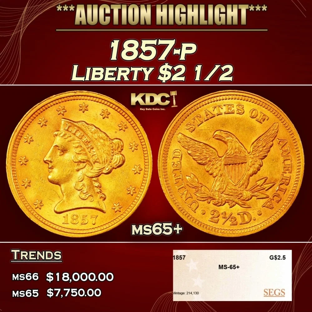 1885-s Gold Liberty Half Eagle $5 ms64+ SEGS