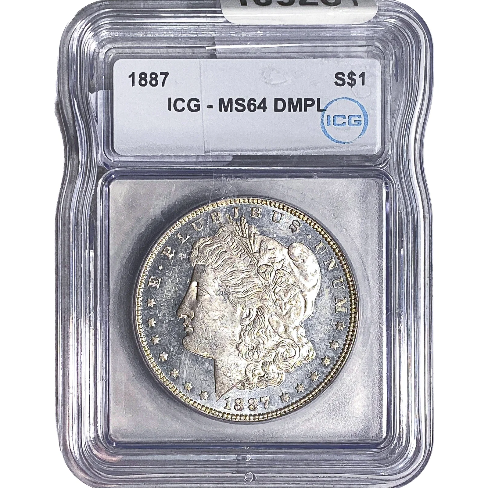 1887 Morgan Silver Dollar ICG MS64 DMPL