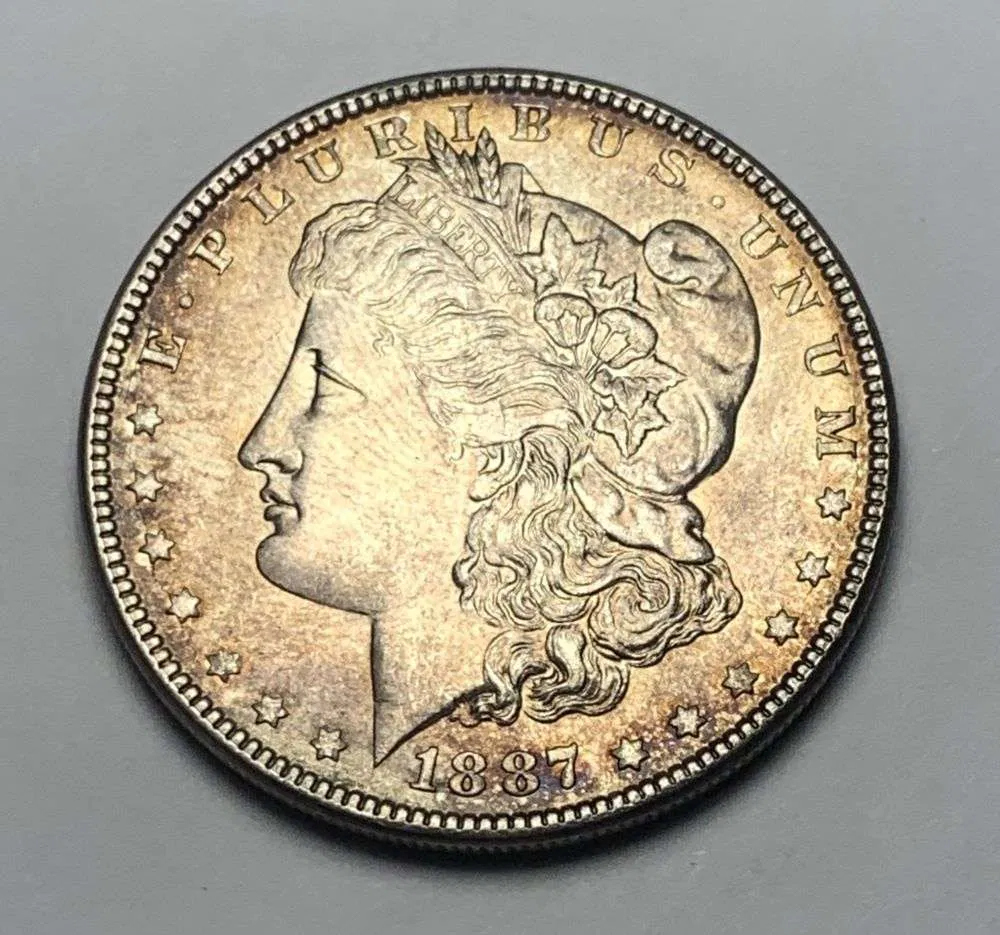 1887 Morgan Silver Dollar MS65