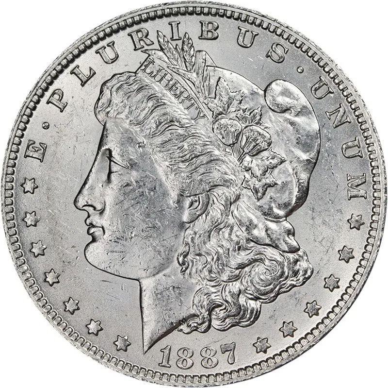 1887-O Morgan Silver Dollar Key Date BU Uncirculated Silver Coin