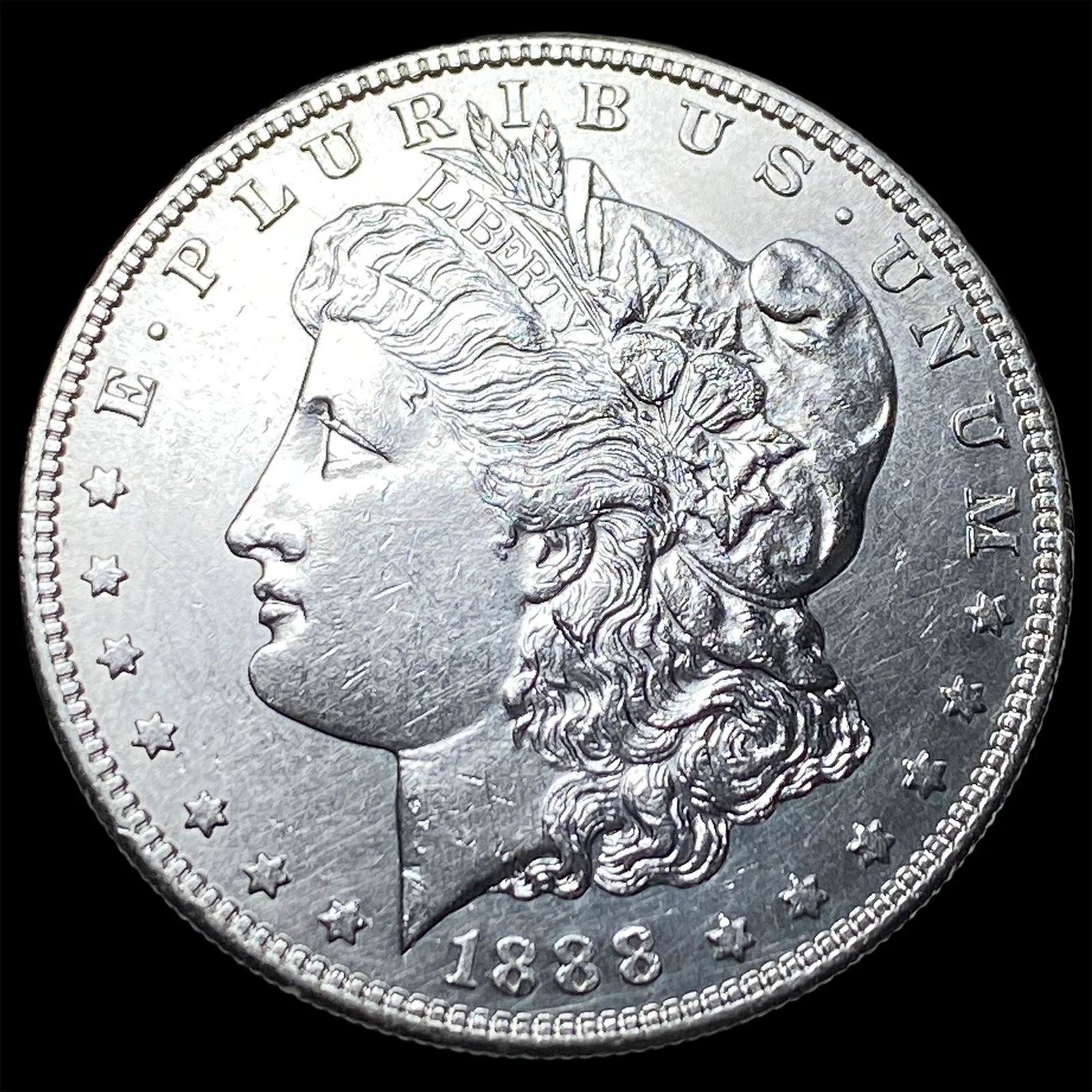 1888-S Silver Morgan Dollar CLOSELY UNCIRCULATED