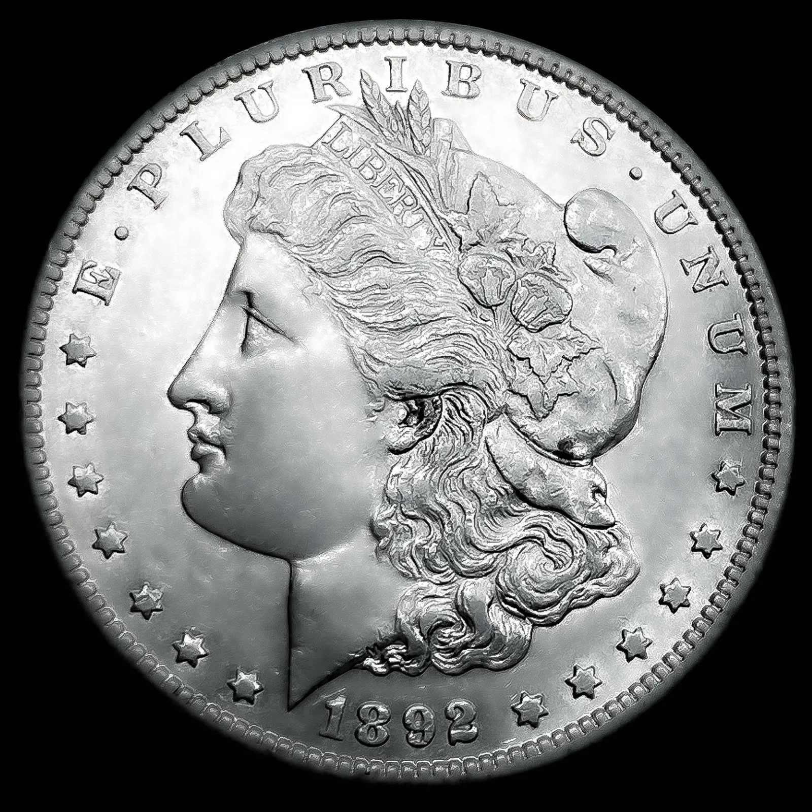 1892-CC Morgan Silver Dollar CHOICE BU