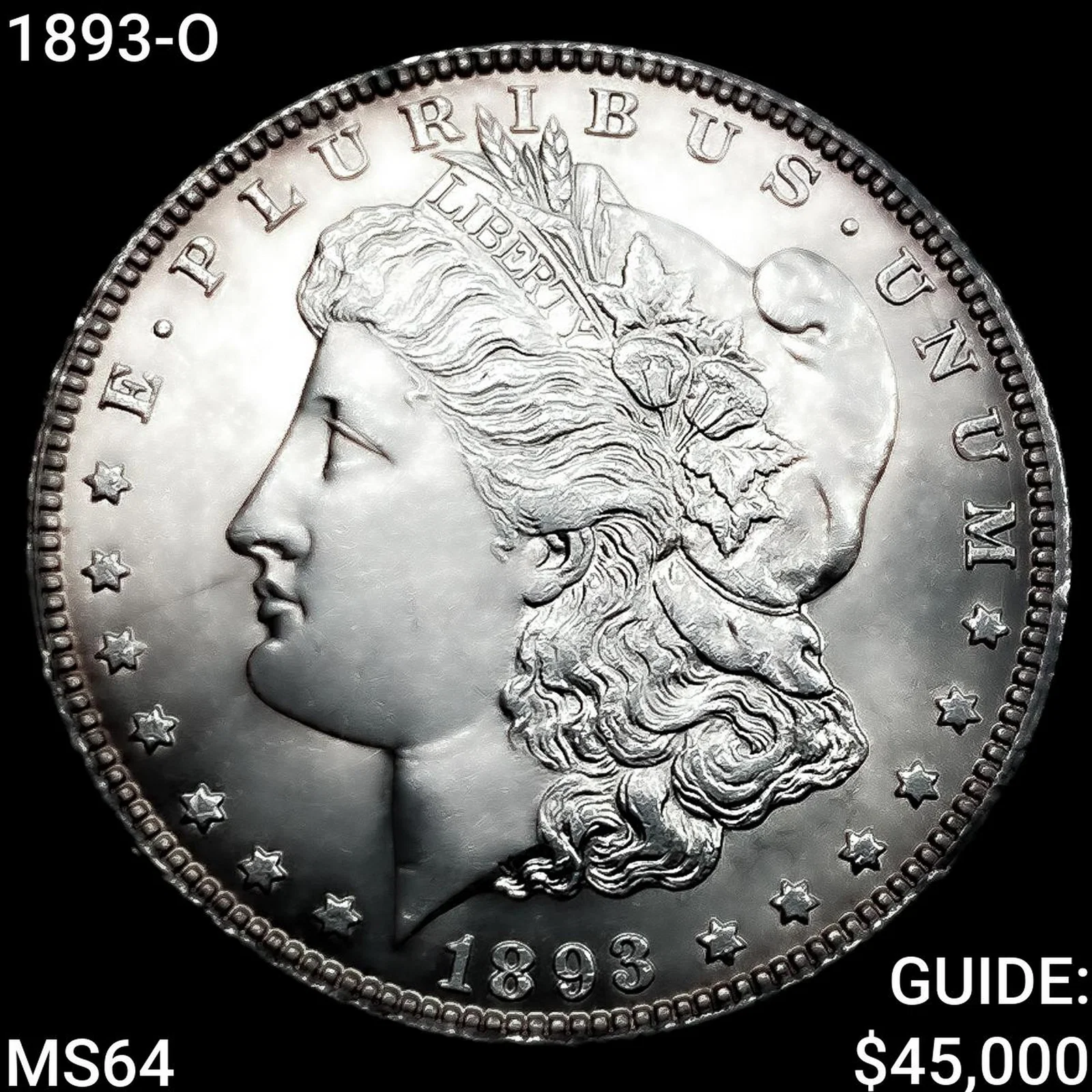 1893-O Morgan Silver Dollar CHOICE BU