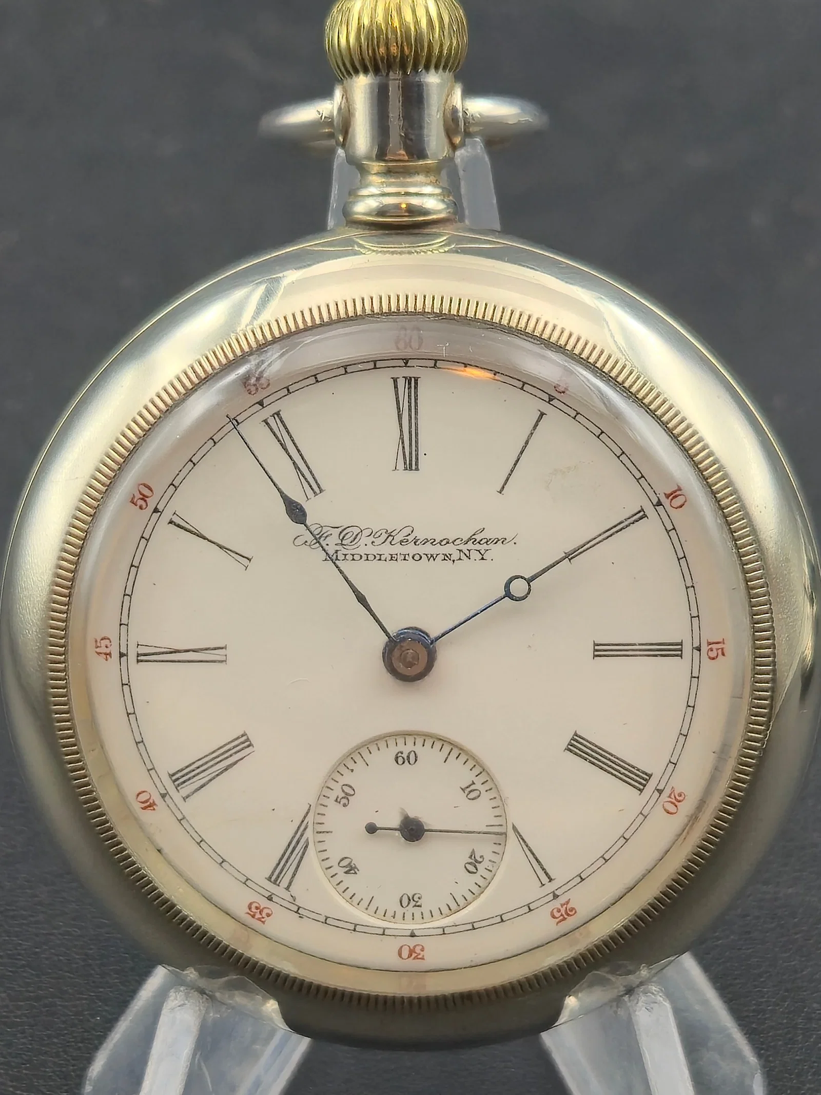 1895 Illinois Grade 99 18s Kernoohan Middletown NY Private Label Silverode Case Running