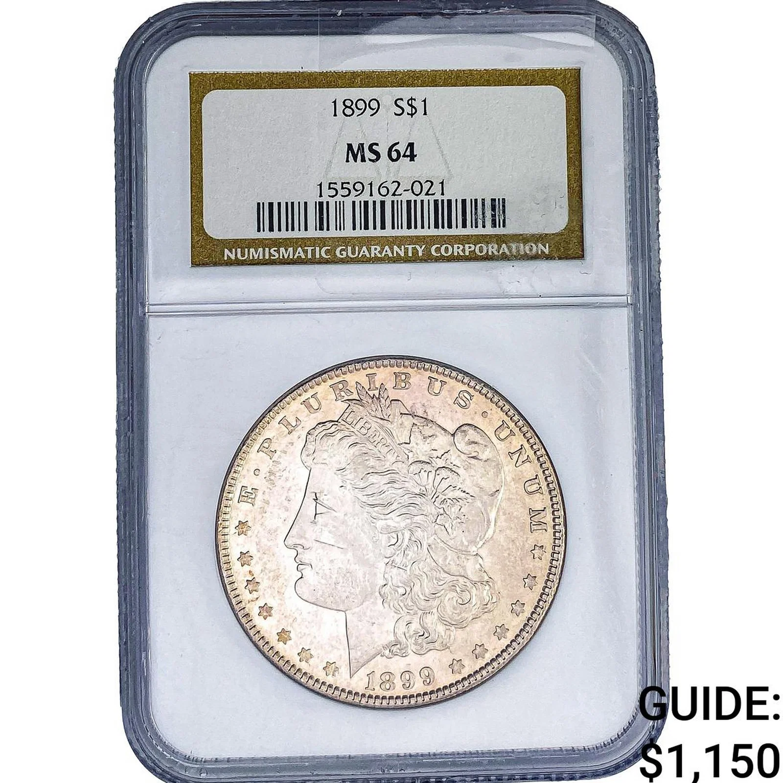 1899 Morgan Silver Dollar NGC MS64