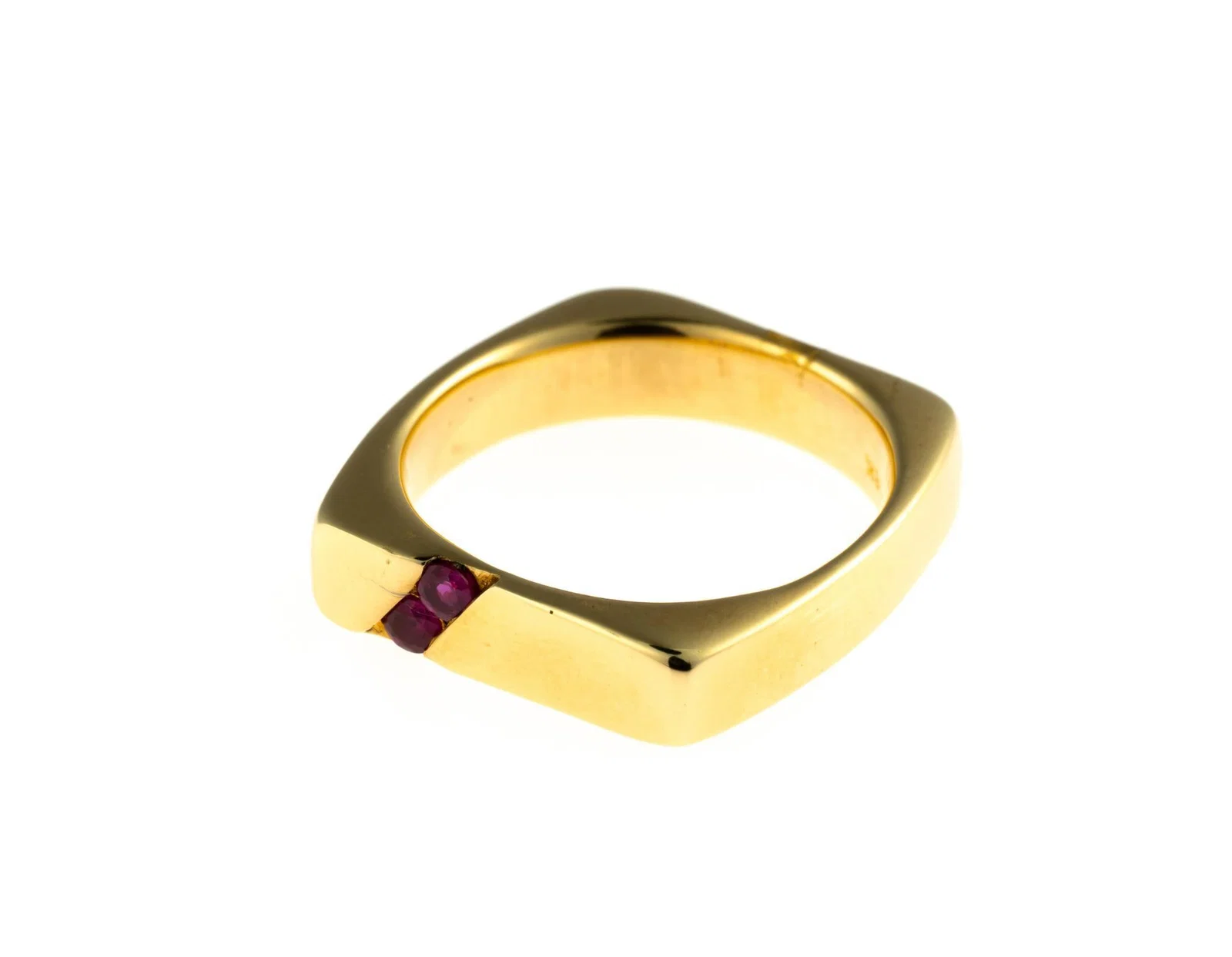 18K Gold and Ruby Ring