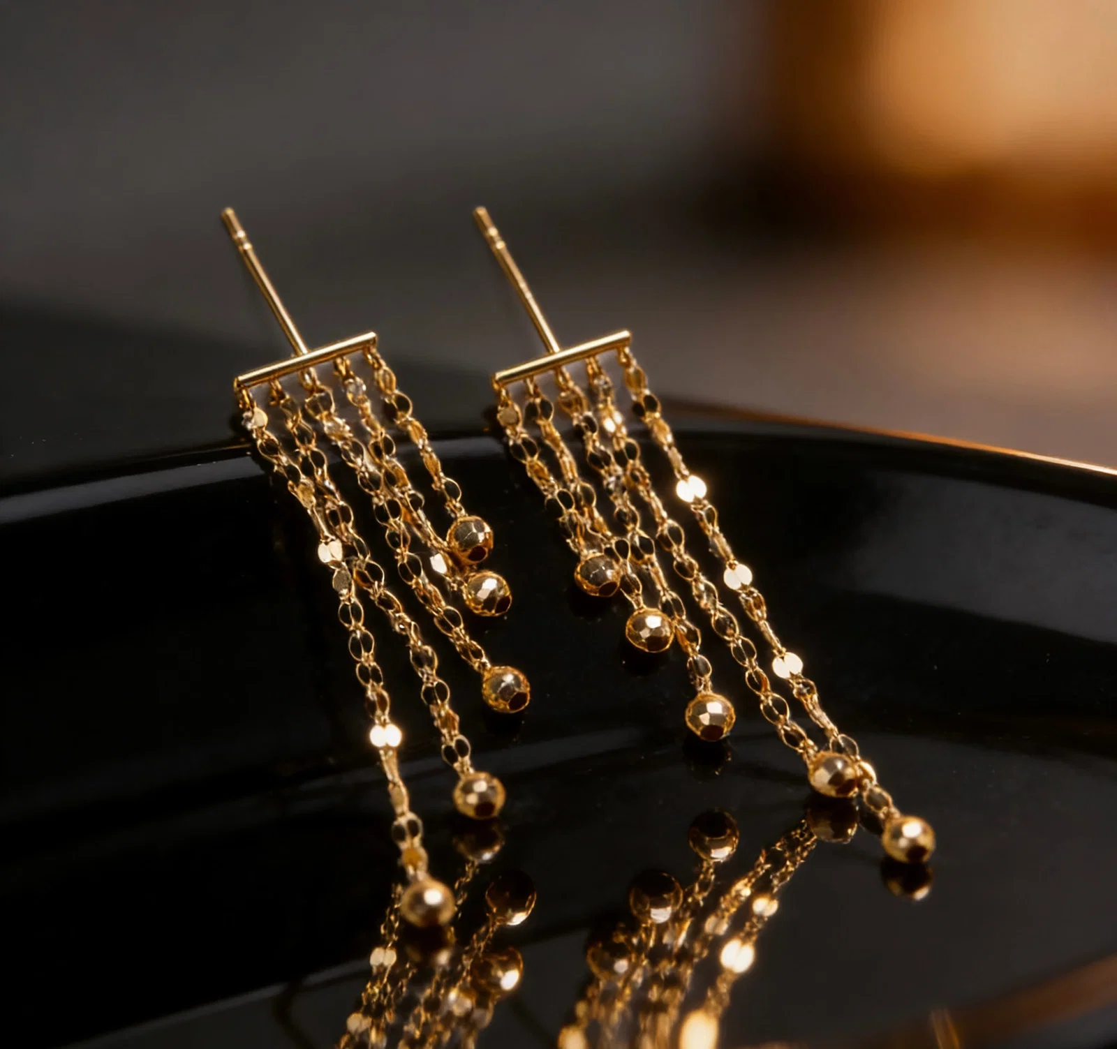 18K Gold Earrings