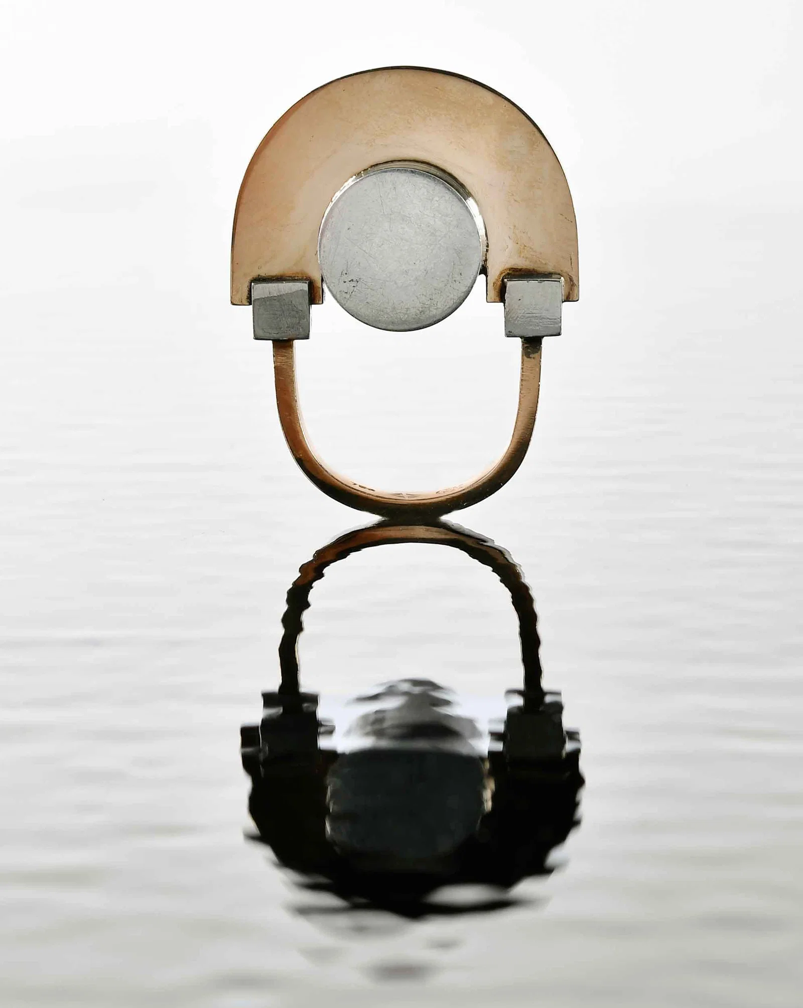 18kt. and Silver Arnaldo Pomodoro Gem Montebello Ring