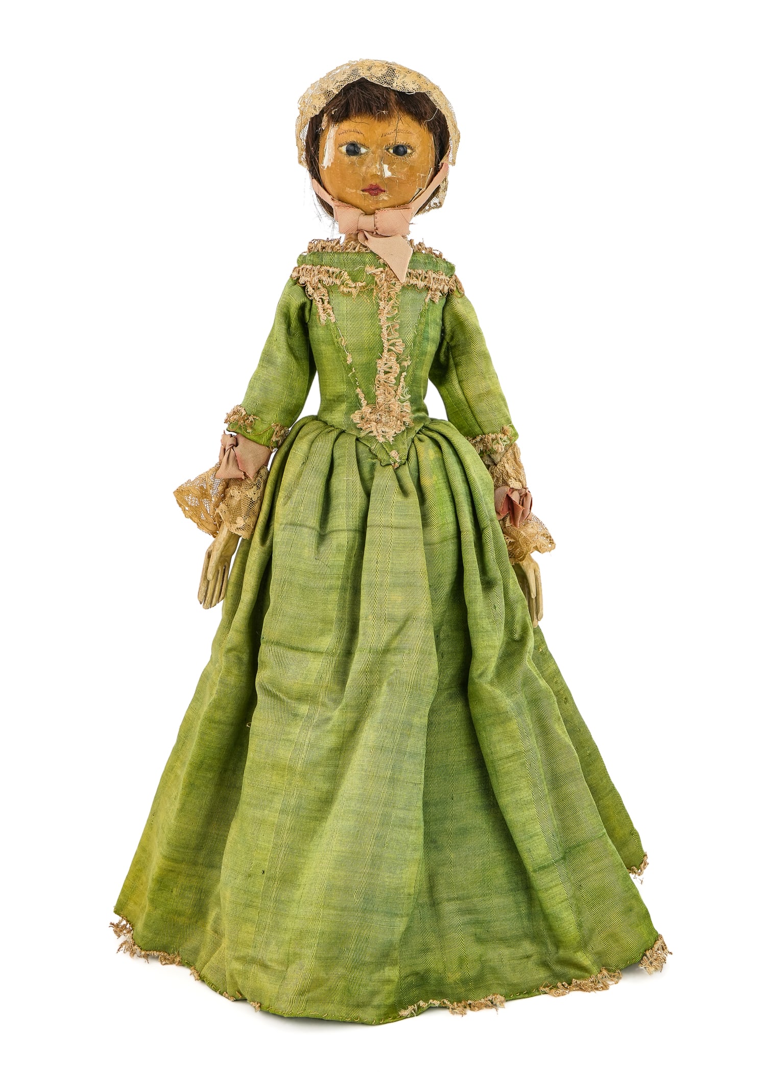 18th c Queen Anne Wooden Doll
