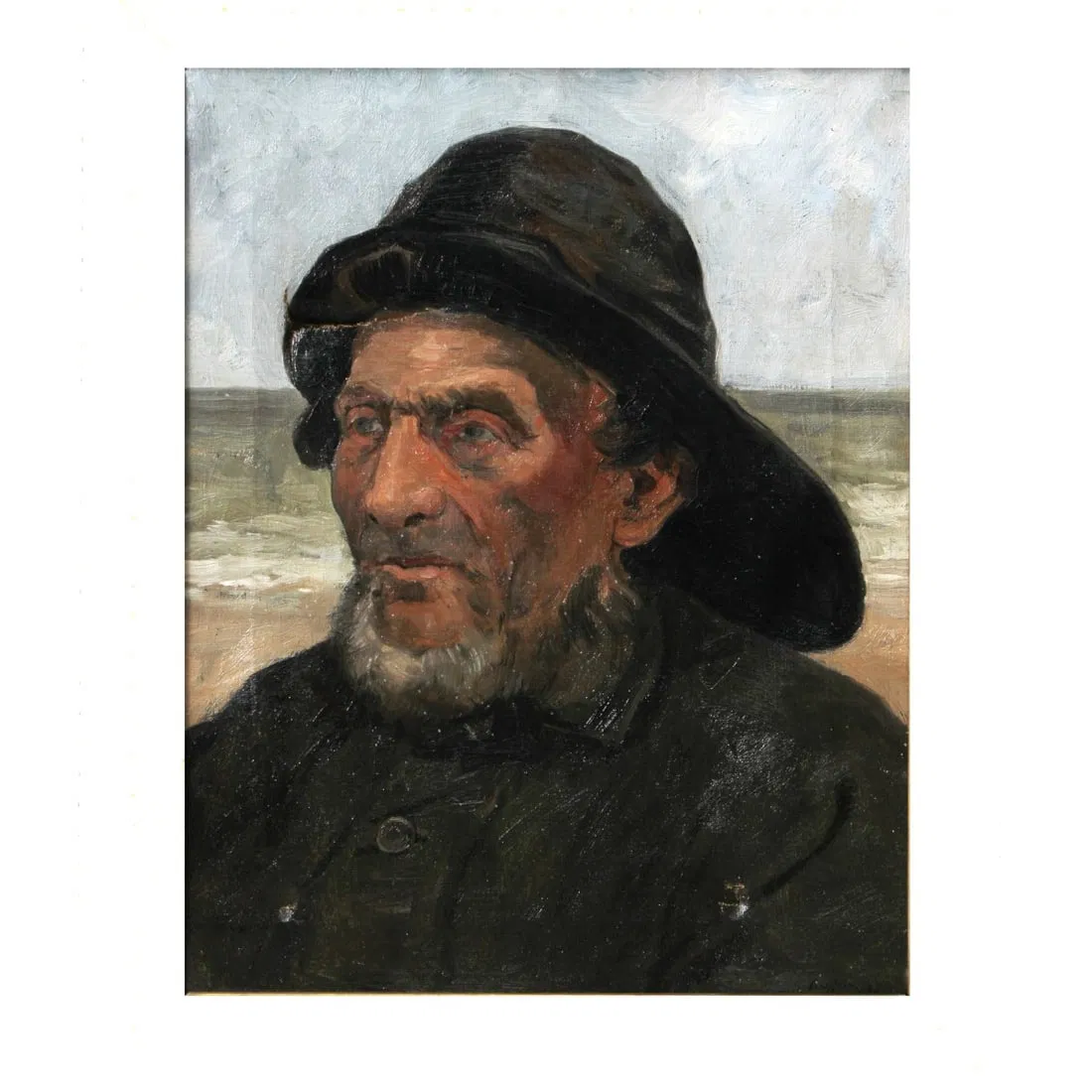 19/20th Cent. O/C Portrait of a Fisherman