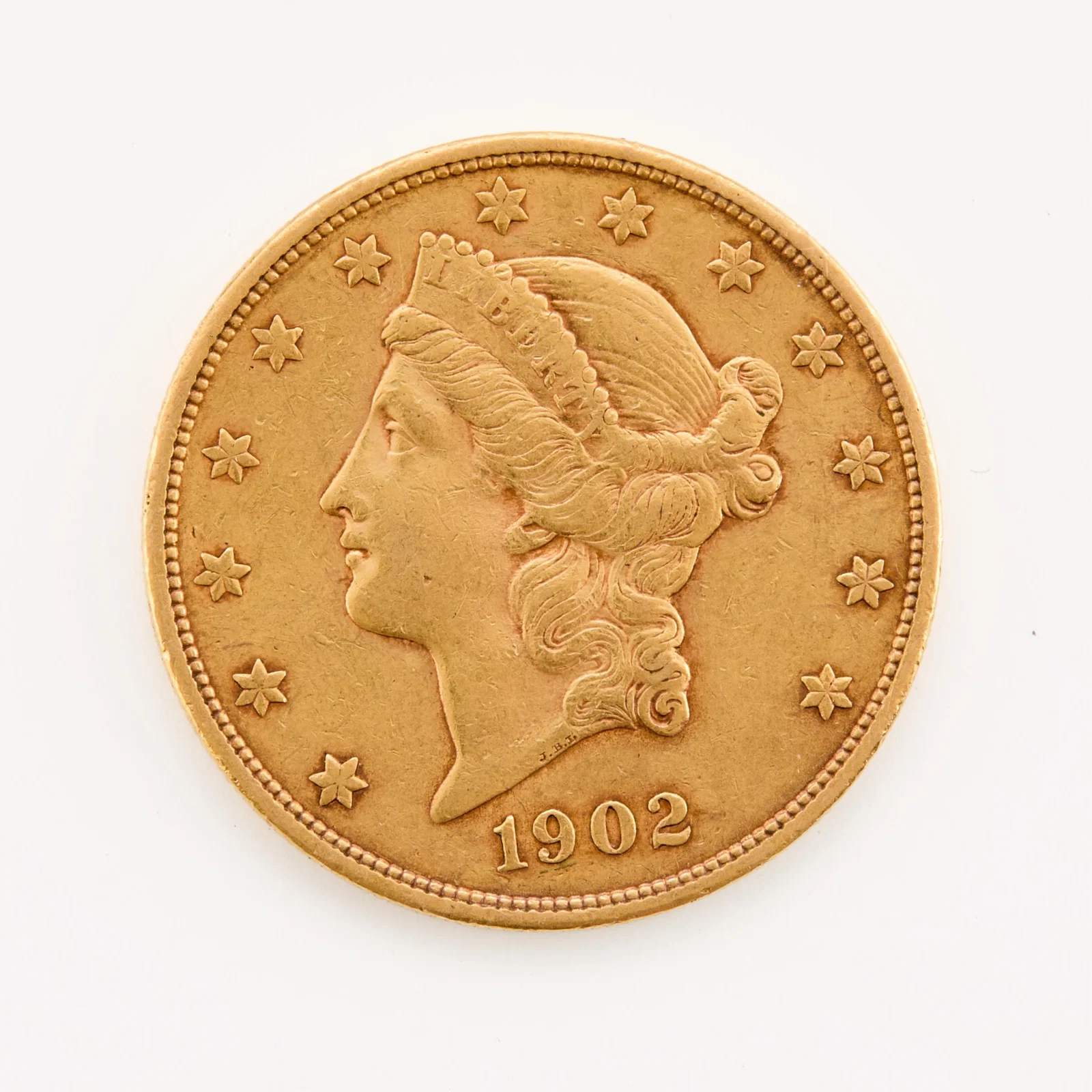 1902-S Gold Liberty Head Twenty Dollar Coin