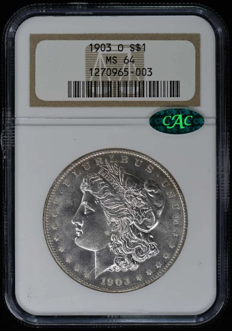 1903-O Morgan Dollar NGC MS64 CAC Uncirculated New Orleans