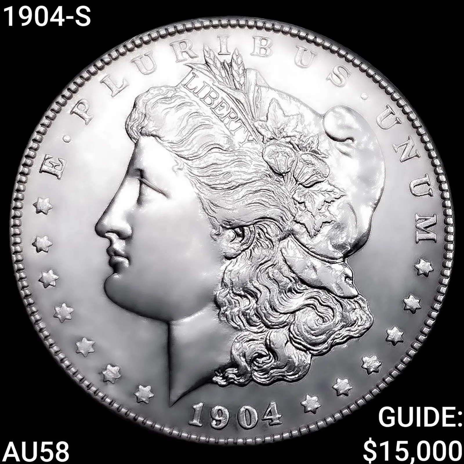 1904-S Morgan Silver Dollar CHOICE AU
