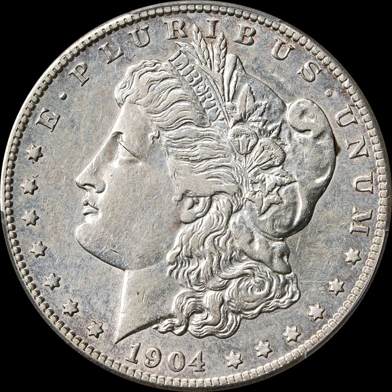 1904-S MORGAN SILVER DOLLAR