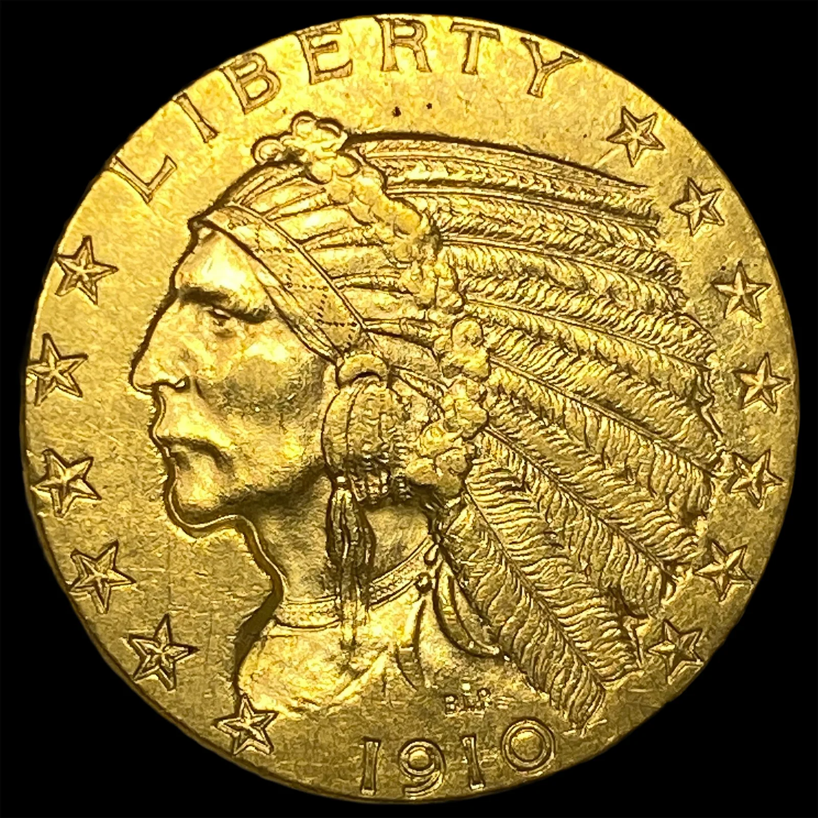 1910 Indian Head Half Eagle $5 Gold UNCIRCULATED