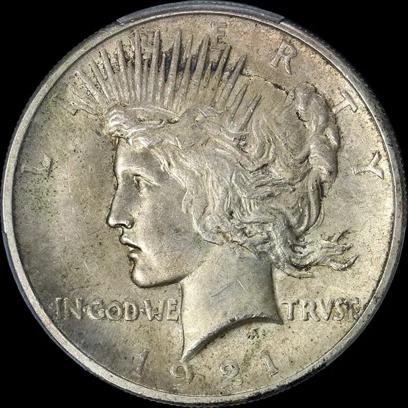 1921 PEACE DOLLAR HIGH