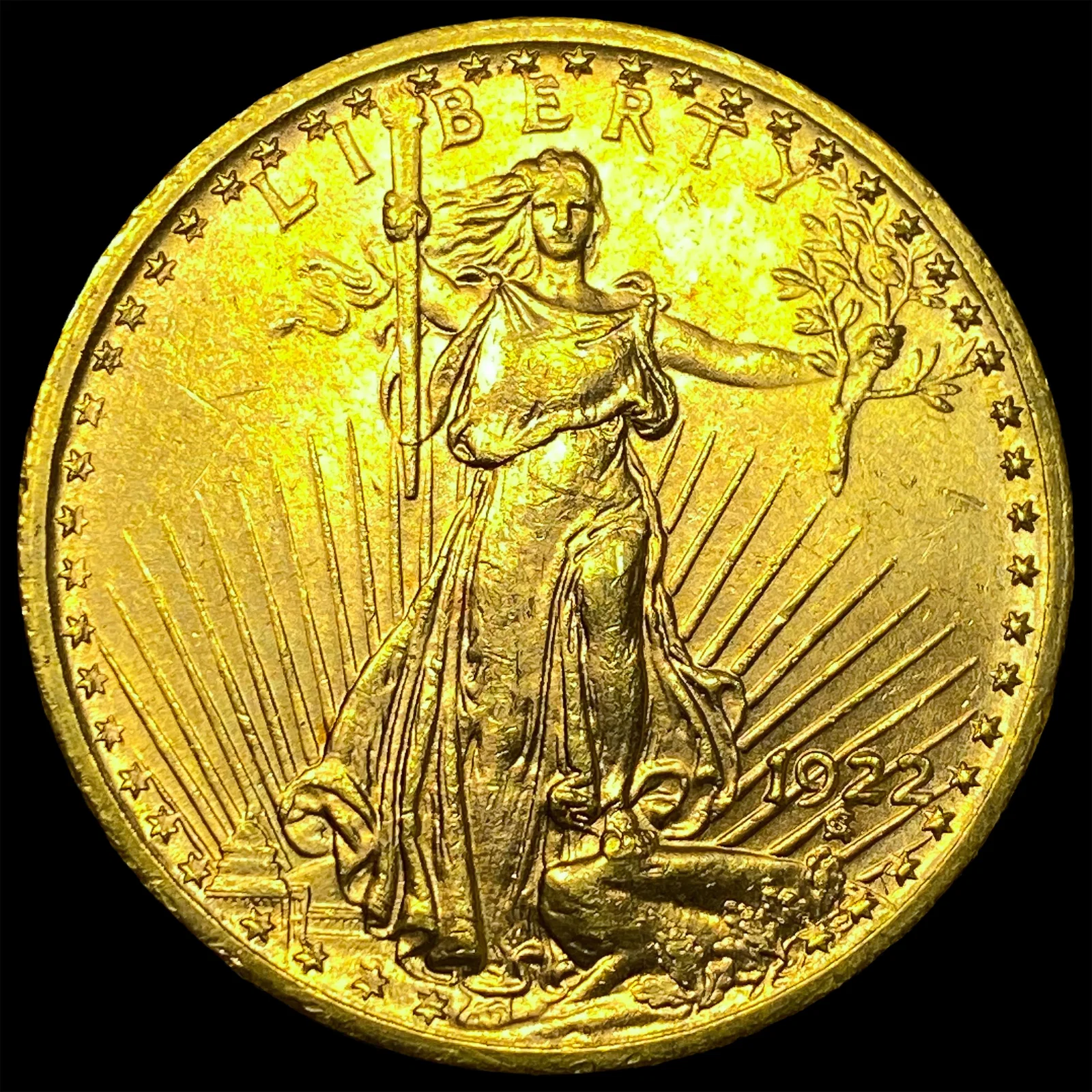 1922 Gold $20 Saint-Gaudens Double Eagle UNCIRCULATED