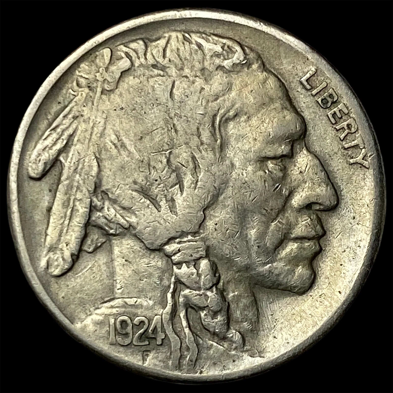 1924-S Buffalo Nickel NEARLY UNCIRCULATED